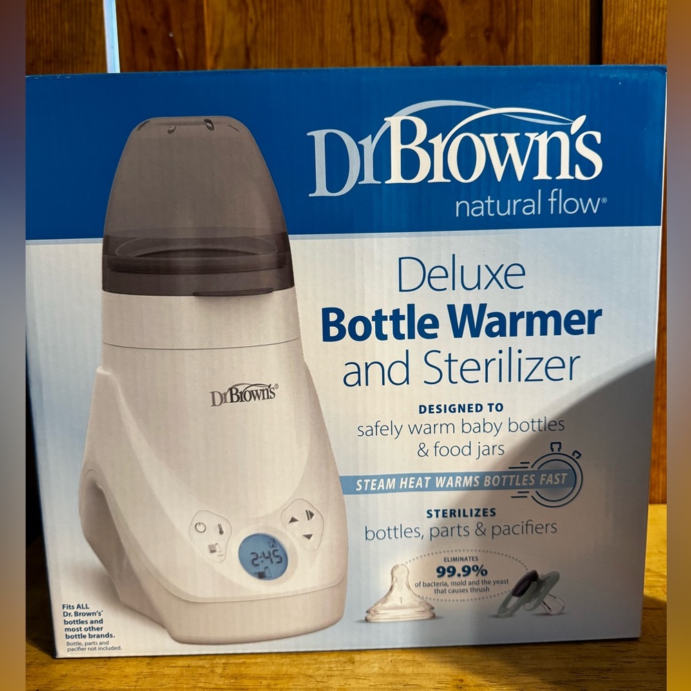 NEW Dr. Brown’s natural flow deluxe bottle, warmer and sterilizer